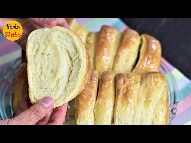 Soft and Fluffy Condensed Milk Bread Recipe | How to make Milk Bread at home