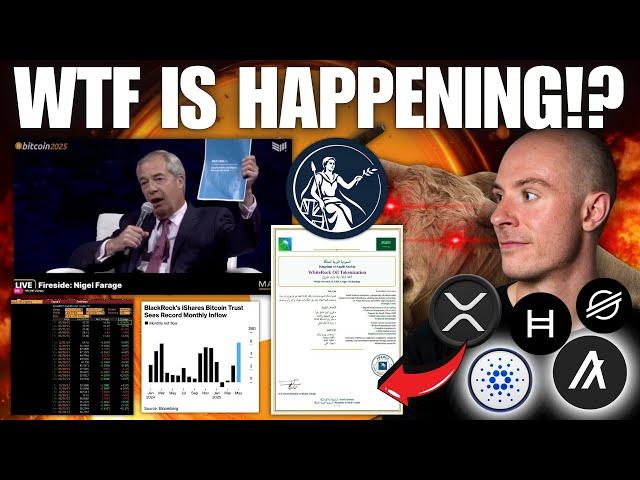 THE IRONY... Record Stock / Bitcoin Inflows This Month!!! BoE To Buy BTC!?! Saudi Armco XRP News!!!