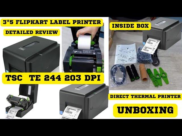 3*5 Flipkart Amazon Meesho Shipping Label Printer | TSC TE 244 | 203 DPI | Printer UNBOXING | TAMIL