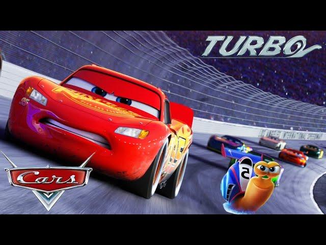 Lighting McQueen Meets Turbo (Cars vs. Turbo) !!Epic Race Ever!!