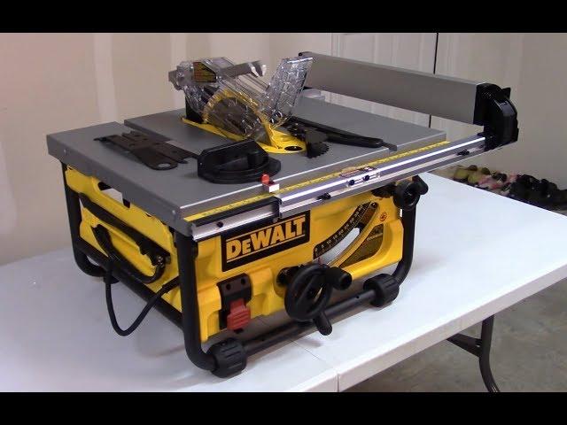 DeWalt Job Site Saw DW745 90 Second Review