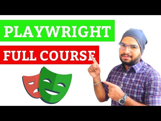 Playwright Tutorial Full Course 2024 | Playwright Testing Tutorial