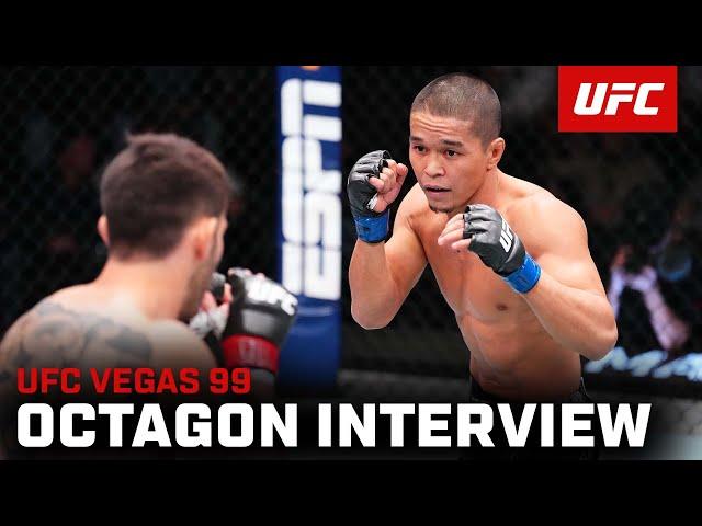 Asu Almabayev Octagon Interview | UFC Vegas 99