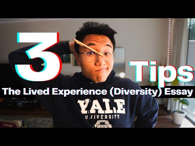 How to Write the Lived Experience/Diversity College Essay | My Top 3 Tips!