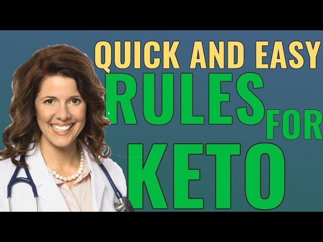 Keto Diet Explained! Quick and Easy Rules of the Keto Diet