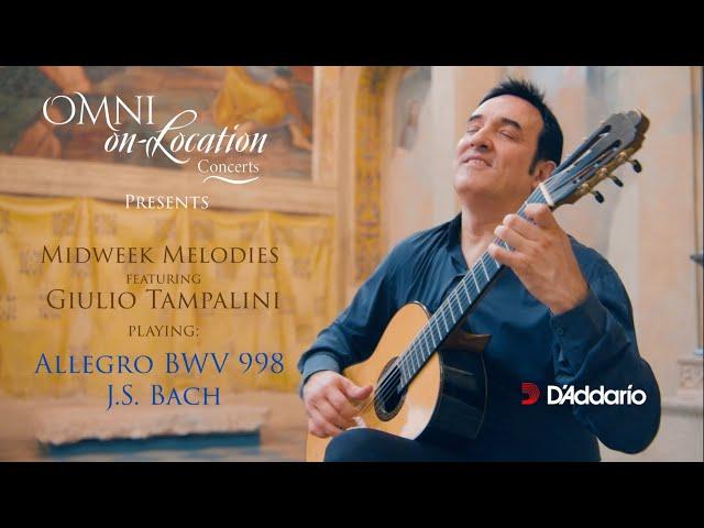 Giulio Tampalini - Allegro BWV 998 by J.S. Bach - Omni on-Location