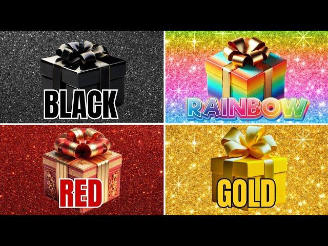 Choose your gift  ️|| 4 gift box challenge|| 3 good and 1 bad