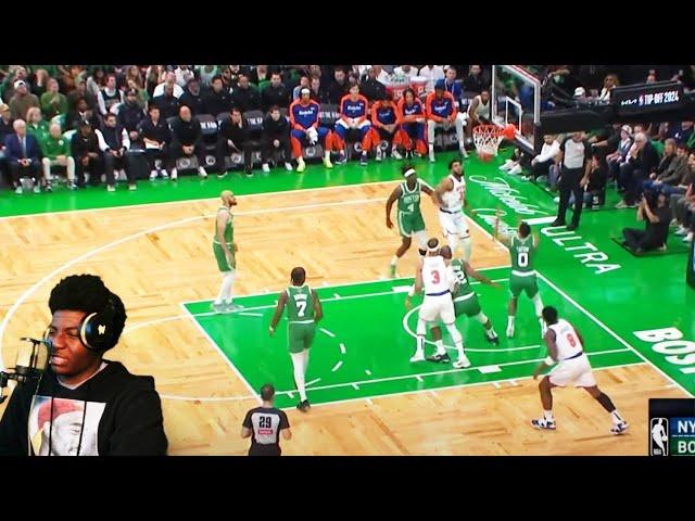 KERR.. THIS YOUR FAULT! Boston Celtics vs. New York Knicks Full Game Highlights REACTION!