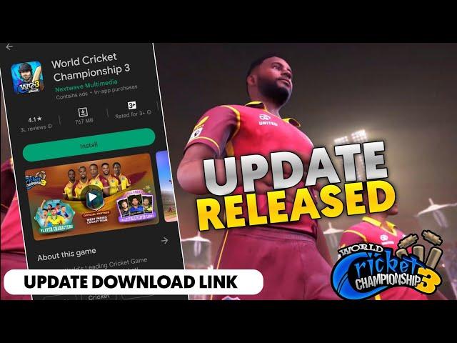 WCC3 NEW UPDATE LAUNCH || DOWNLOAD LINK