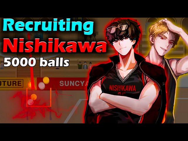 Recruiting Dark Nishikawa. 5000 balls. The Spike. Volleyball 3x3