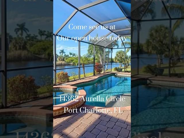 MUST SEE waterfront pool  in Southwest Florida. Live where you vacation ️ #realestate #hometour