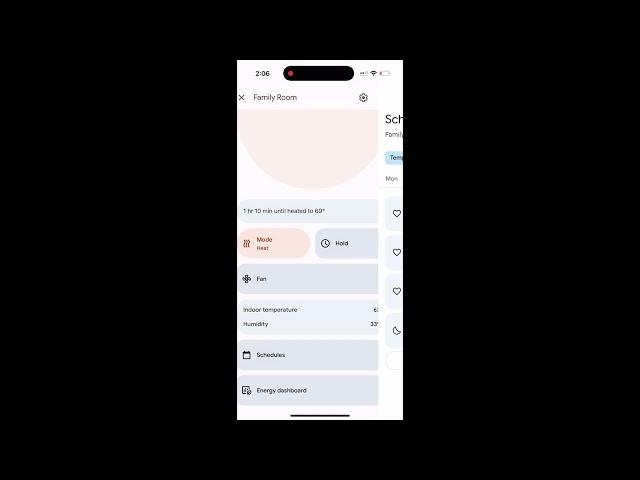 Basic Google Nest Thermostat Controls Using The Google Home App