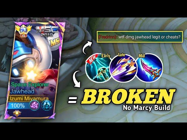 JAWHEAD NEW BRUTAL DAMAGE ONE SHOT DAMAGE BUILD!! ( MUST TRY ) - Build Top 1 Global Jawhead ~ MLBB