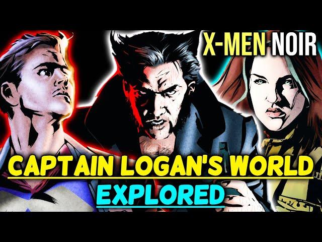 X Men Noir Explored - A World Where X-Men Are Existing In A Crime Driven, Noir World Like Gotham!