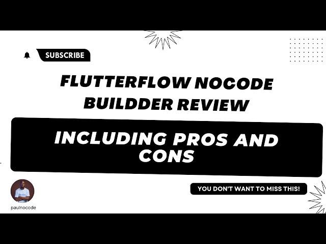 Flutterflow Nocode Buildder Review ( Including pros and cons )