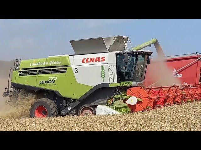 LANDBODEN GLASIN 5000 ha Saison 2024.Claas Jaguar/Lexion/Xerion,Fendt,Anaburger,Agroliner,Horsch