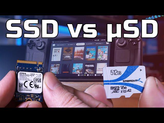 Steam Deck 1TB SSD vs Micro SD Card - Speed, Loading Times & Performance