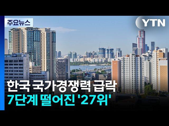 한국 국가경쟁력 27위로 7계단 하락...기업효율성 '뚝' [앵커리포트] / YTN