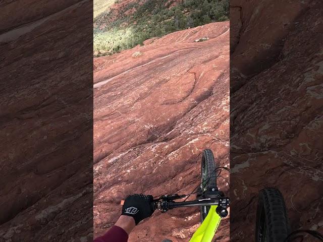 Shredona! FIRST DROP IN Hangover Mountain Bike Trail in Sedona, Arizona  #sedona #mtb #goprohero13