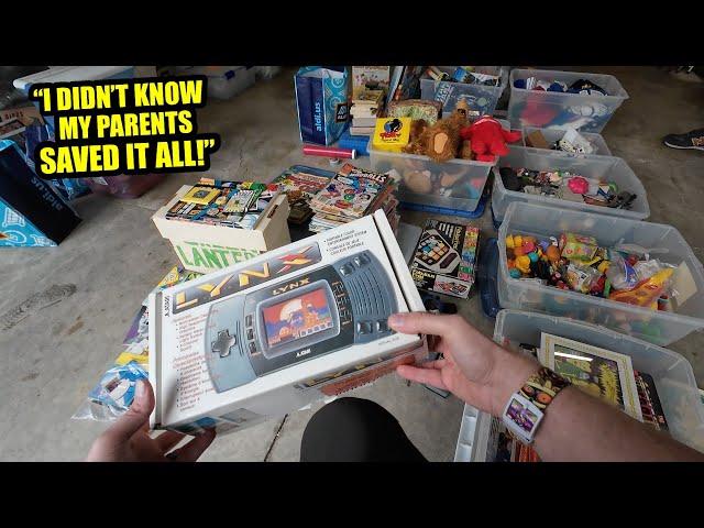 1980s TIME CAPSULE TOY COLLECTION RESCUED FROM ATTIC AFTER DECADES!