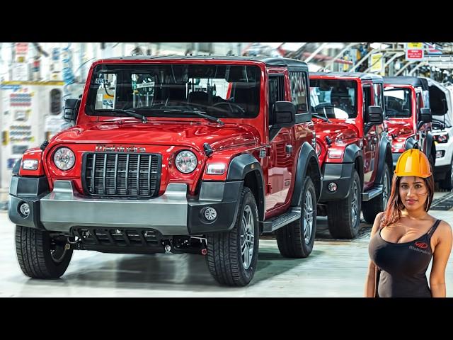 Mahindra Assembly line: THAR & Scorpio Manufacturing - Inside India Car Factory