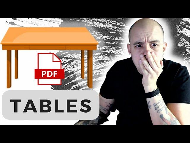 How to tag a table in Adobe Acrobat Pro | Full Walkthrough WCAG Section 508