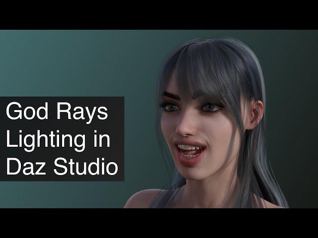 Daz3D God Rays Lighting Tutorial | Daz3D Tips