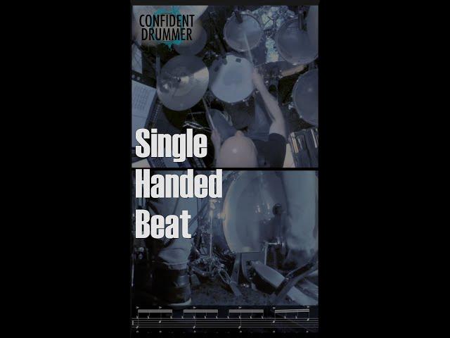 Single Handed Drum Beat #confidentdrummerportal #drumpractice #drumtechnique #drumbeat