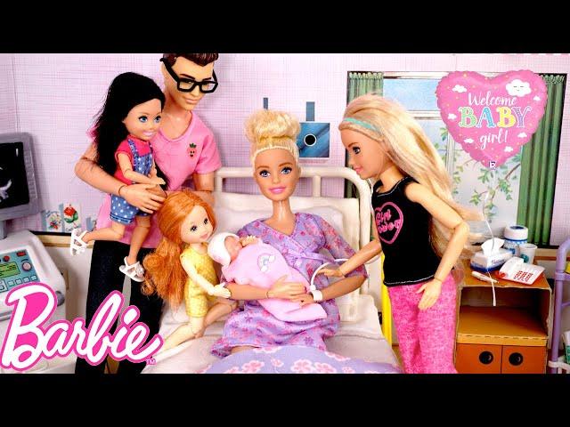 Familia Barbie & Ken Tienen Su Nueva Muñeca Bebe