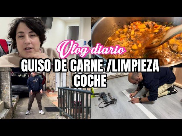 GUISO de carne ASPIRAN el coche  ORDEN del CANAPÉ ️/vlog diario