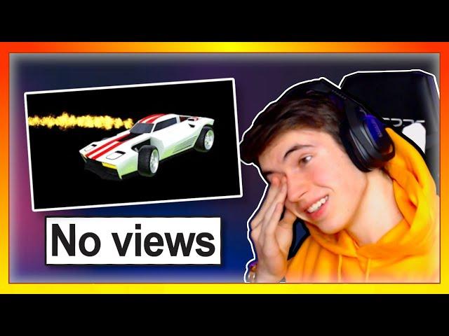 Reacting To Rocket League Videos With 0 VIEWS... (not what I expected)