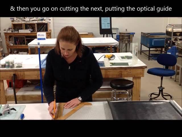 How to Score and Cut  Glass Without Measuring