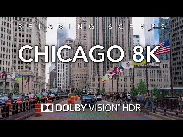 Driving Chicago 8K - Dolby Vision HDR