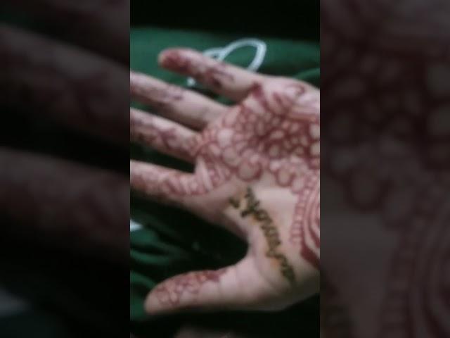 my both hand mehndi look for function.#Aarohi lifestyle.