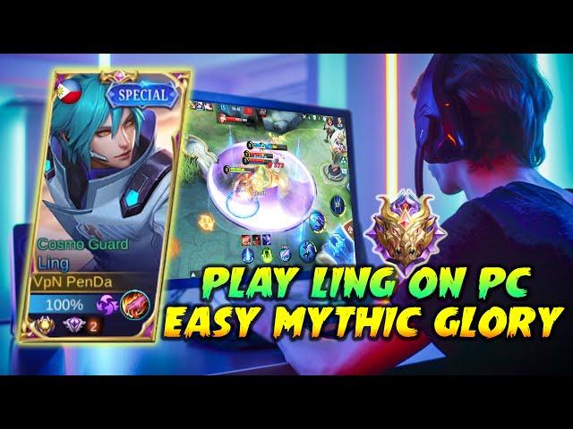 PLAYING LING ON PC AND GET MYTHIC GLORY EASILY!! | NOLING GAMING