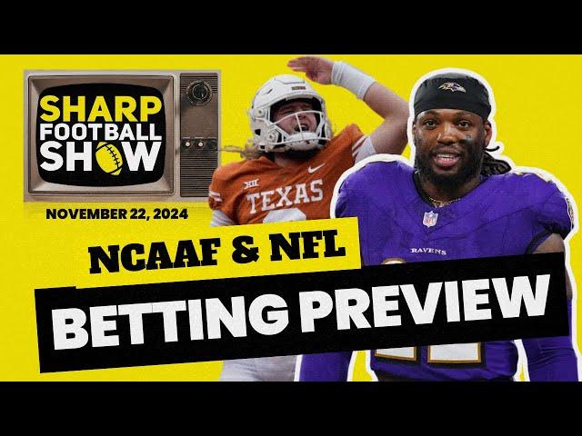 NFL & College Football Bets | Warren Sharp, Pamela Maldonado & Ryan McCrystal | Sharp Football Show