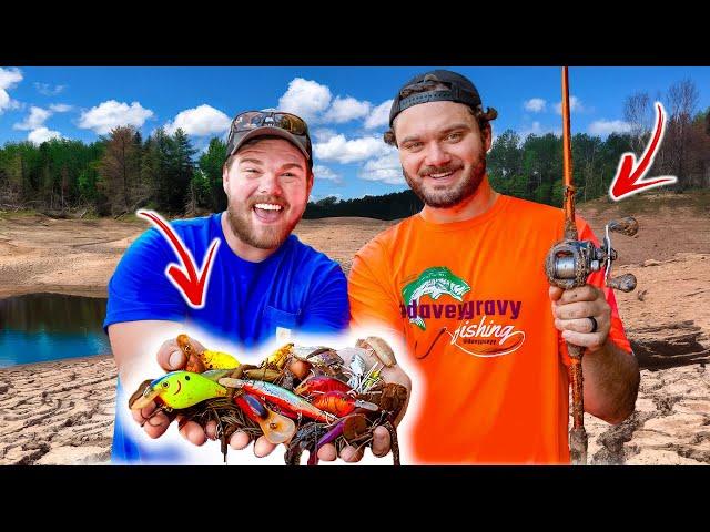 Finding FREE Fishing Gear in Drained Lake! ($278 Worth)