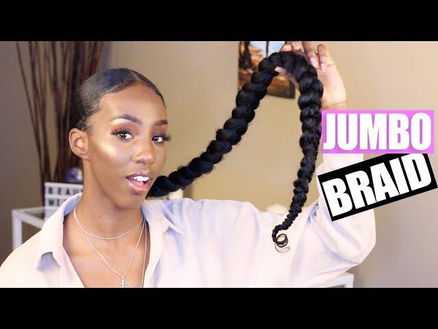 Perfect Holiday Jumbo Braid Ponytail | EASY