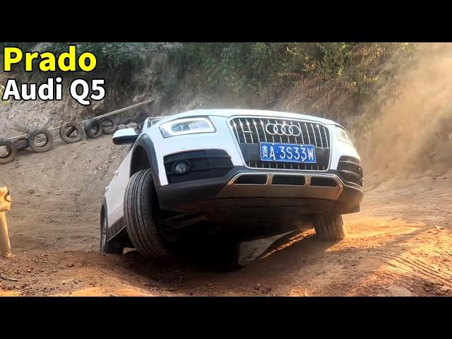 China 4X4 off-road: Toyota Prado VS Audi A6, Formula leopard VS Audi Q5! #offroad #Prado