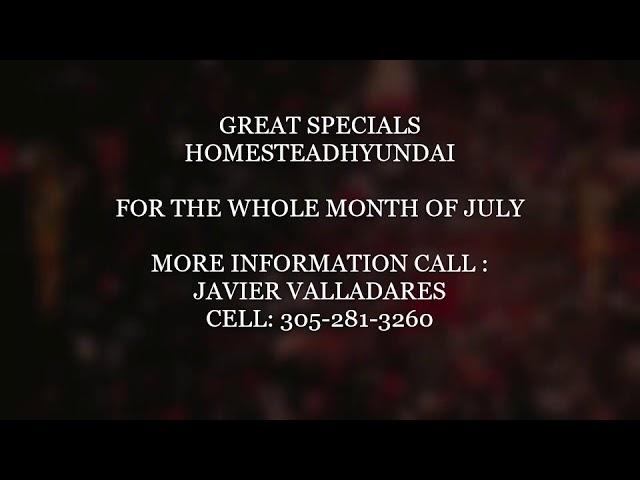 Javier Valladares. HomesteadHyundai.