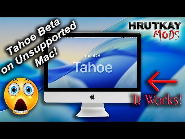macOS 26 Tahoe Beta 1 On A 2013 iMac! (Unsupported)
