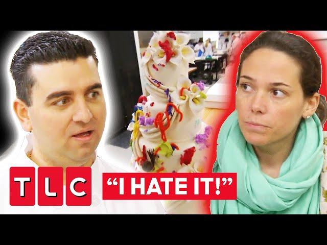 Angry Bride DESTROYS Buddy's Flower Draped Wedding Cake! | Cake Boss