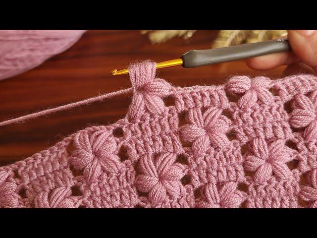 Wow!  Amazing.. Easy Crochet Baby Blanket Knitting For Beginners - Çok Kolay Gösterişli Örgü Modeli