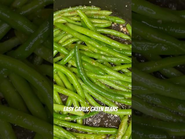 Easy Garlic Green Beans #recipe