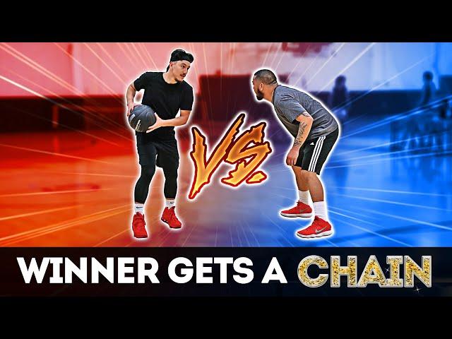 BEAT ME FOR A CHAIN | 1V1 BASKETBALL
