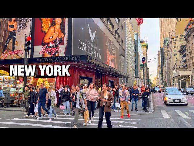 New York City Midtown Manhattan Virtual Walking Tour 4K NYC Rush Hour Walk 2024