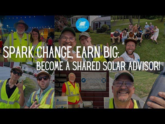 Spark Change, Earn Big: Become a Shared Solar Advisor