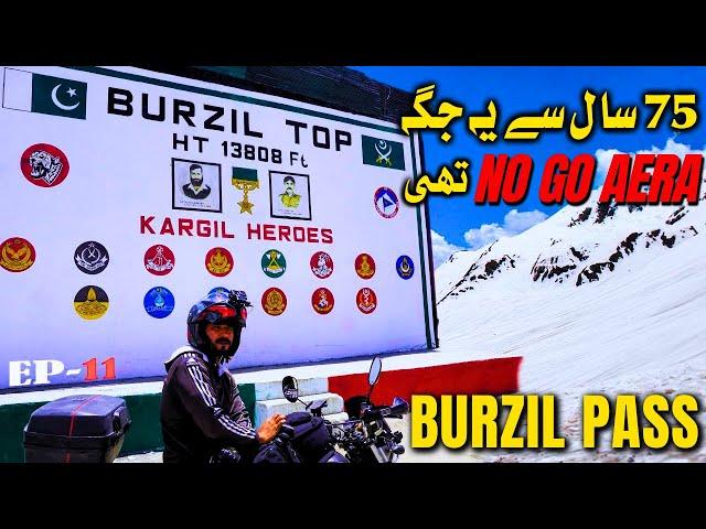 Burzil Pass Base Camp of Kargil War | Bike Tour North Pakistan EP 11 | M a Traveller