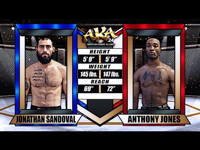 AKA 24 Fight 7 Jonathan Sandoval vs Anthony Jones