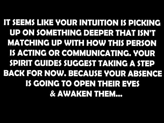 Your absence has sparked their curiosity. They can’t stop trying to understand this connection.